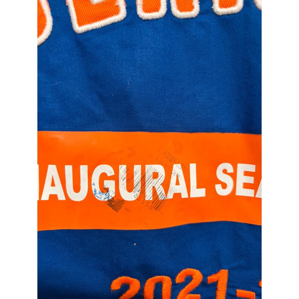 Members Only NY Islanders Jacket XL NHL 2021 Inaugural Season Blue NWT Hockey - Picture 5 of 16